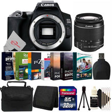 Canon EOS 250D Rebel SL3 24.1MP DSLR Camera + 18-55mm Lens Complete Bundle