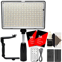 Vivitar 288 LED 1400 Lumens Video Light with Accessory Bundle