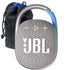 JBL Clip 4 Eco Ultra-Portable Waterproof Bluetooth Speaker (Cloud White) with Soft Pouch Bag