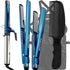 BaByliss Pro Nano Titanium Ultra-Thin Flat Irons 1" & 1 ½" Combo #BNTPP57UC with BaByliss Pro Nano Titanium Extended Barrel Curling Iron BNTW125XLUC and Barber Accessories