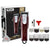 Wahl Professional 5-Star Cord / Cordless Magic Clipper 8148 with Hero Corded T Blade Trimmer and Barber Cape