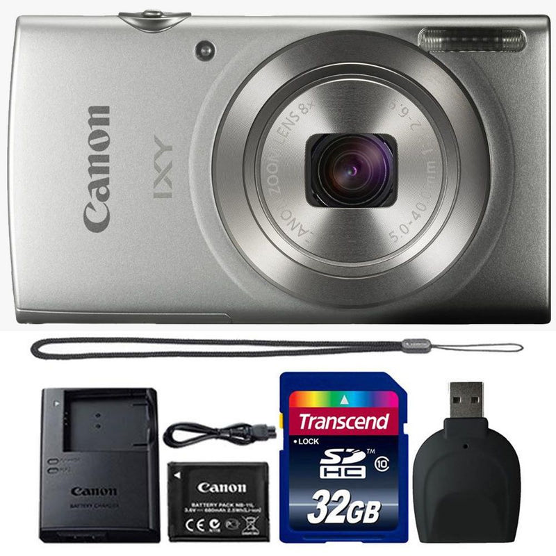 Canon PowerShot IXY 200 / Elph 180 20MP Digital Camera + 32GB Best