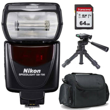 Nikon SB-700 AF Speedlight Flash with 12" Heavy Duty Table Top Tripod Accessory Kit