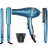 BaByliss Pro Nano Titanium Ultra-Thin Flat Irons 1" & 1 ½" with Ionic Dryer and Thermal Paddle Brush Set