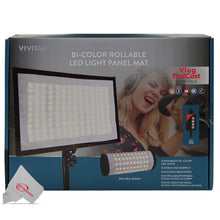 2x Vivitar Fabric LED Light Panel with Remote upto 3000LM for Studio Lighting with 63" Adjustable Light Stands