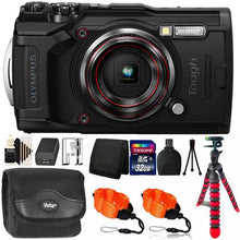 OLYMPUS Tough TG-6 12MP Waterproof W-Fi Digital Camera Black with 32GB Memory Card & Accessory Kit