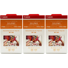 3 Packs Canon RP-108 High-Capacity Color Ink/Paper Set for SELPHY CP910 Printer