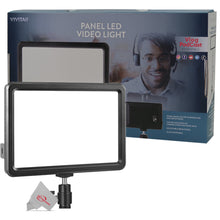 Vivitar LED Video Light Panel 3200k-6500k Color Temp with Advanced Acrylic Plate for Softer More Natural Light