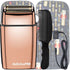 BaByliss Pro FOILFX02 Cordless Metal Double Foil Shaver FXFS2RG Rose Gold with Replacement Power Cord Charger Set