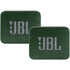 2x JBL GO 2 Portable Wireless Waterproof Speaker (Moss Green)