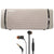 Sony Portable Bluetooth Speaker SRS-XB33 (Taupe) with JBL T110 in Ear Headphones