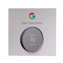 Google Nest Smart Programmable Wi-fi Thermostat for Home (Charcoal) with Google Nest Audio Smart Speaker (Sand)