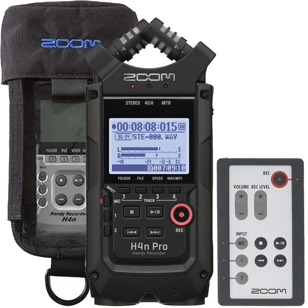 Zoom H4n Pro / 4-Track Handy Recorder + Protective Case and RC – The Store