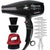 BaByliss Pro Nano Titanium Hair Dryer Red #BRVOL1 with Knuckle Neck Brush and Comb