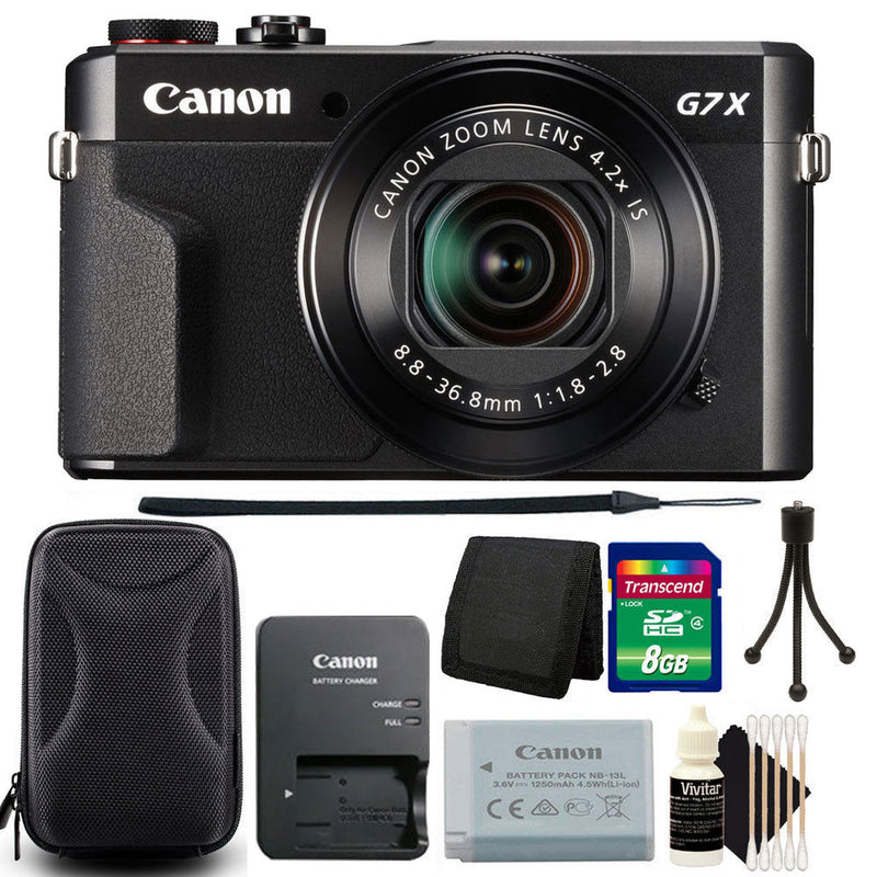 Canon PowerShot G7x Mark II 20.1MP Digital Camera with Accessory